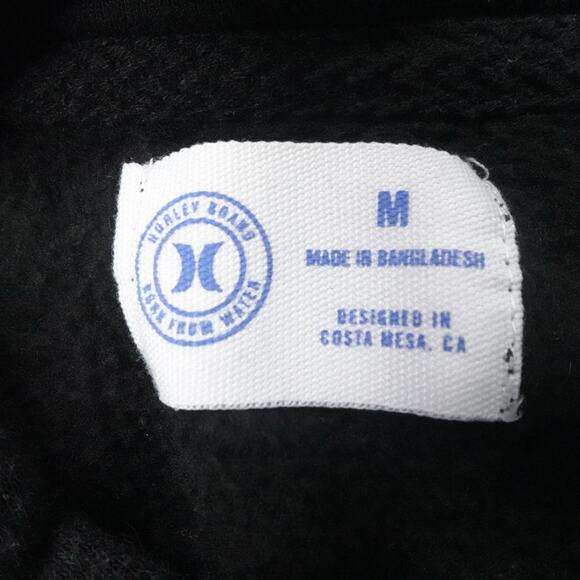 Hurley Hoodie Mens Medium Tropical Floral Graphic Surf Enjoy Pullover Sweatshirt - Picture 4 of 16